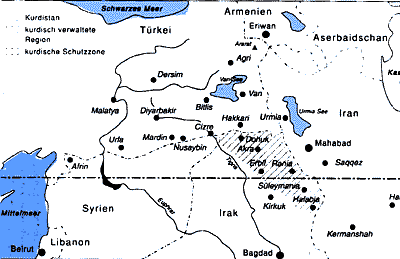 card of kurdistan