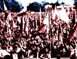 Demonstration von ca. 100.000 Kurden in Bonn